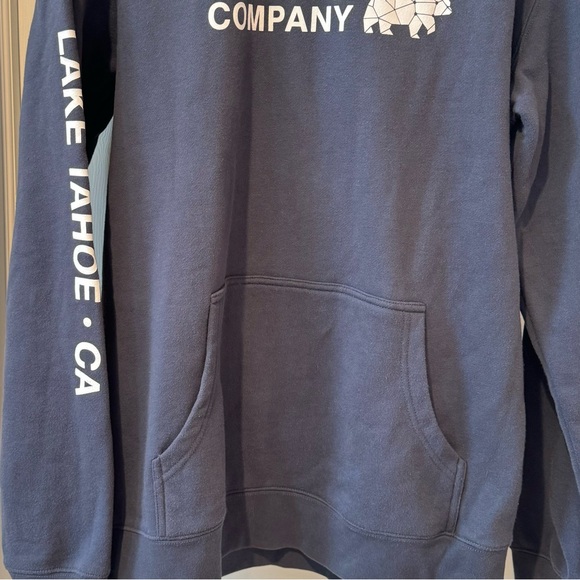 AS Colour Pullover Blue Hoodie Sweatshirt Men's Size L Fits Like A Medium - Picture 4 of 13